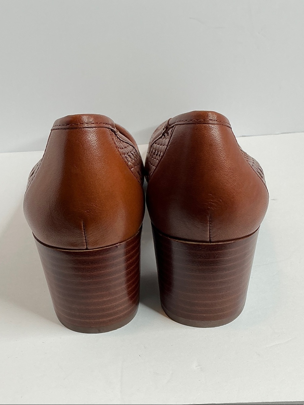 Patricia Nash Brown Woven Leather Pumps size 10 - Picture 4 of 5